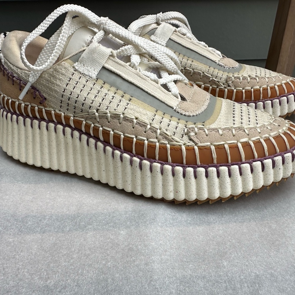 SOLD——-Chloe Nama Stitch Beige